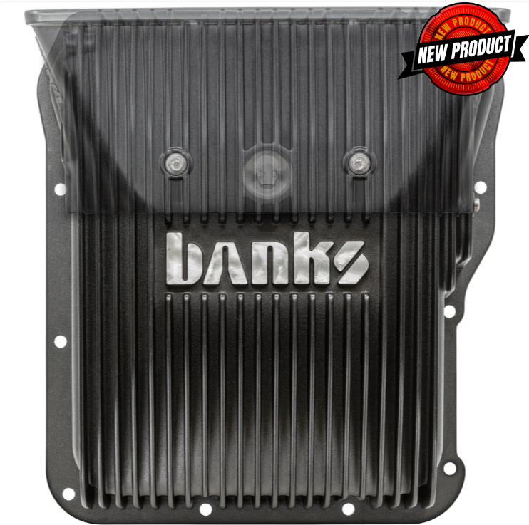 Banks Transmission Pan System, Allison 1000, GM 2001-2019, Black