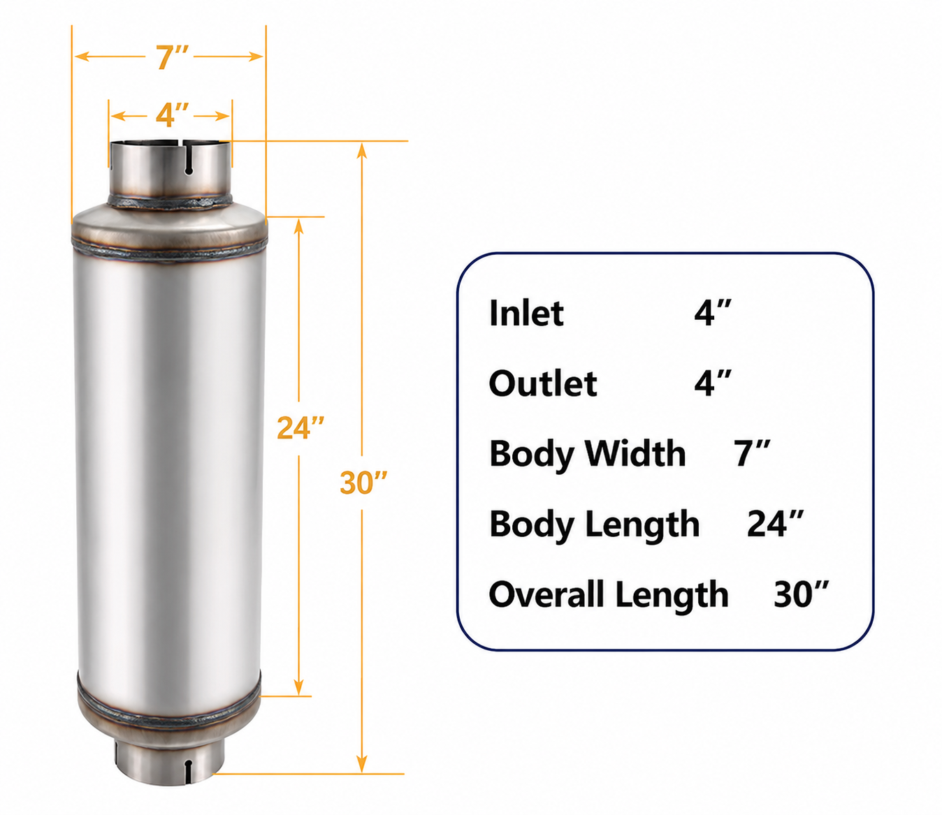 4 Inch Exhaust Muffler