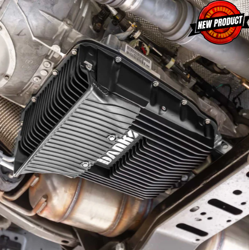 Banks Transmission Pan System, 68RFE Transmission, Black