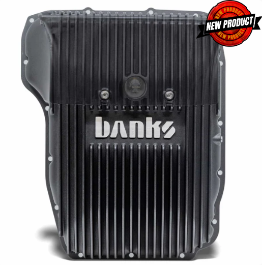 Banks Transmission Pan System, 68RFE Transmission, Black