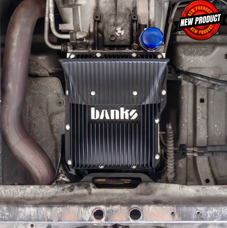 Banks Transmission Pan System, Allison 1000, GM 2001-2019, Black
