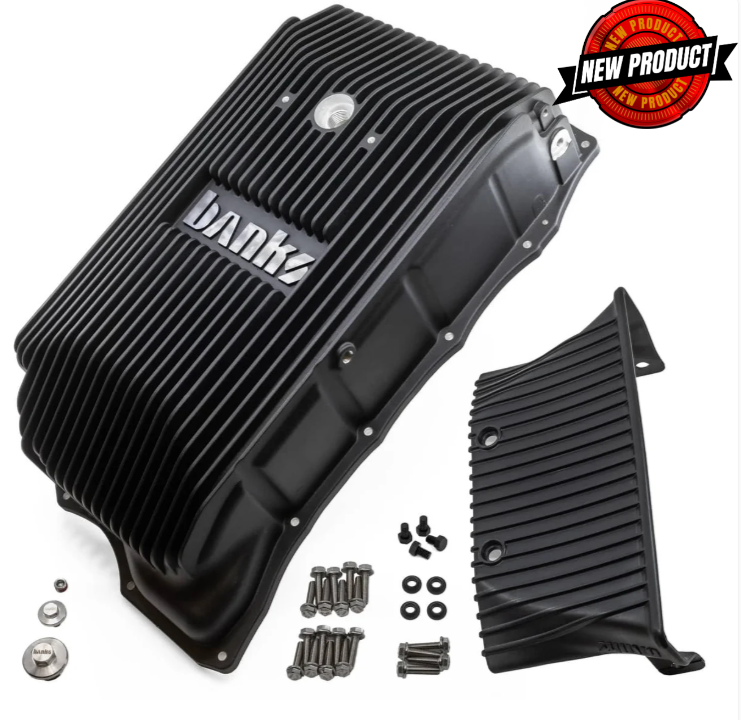 Banks Transmission Pan System, Allison 10L1000, GM 2020-2026, Black
