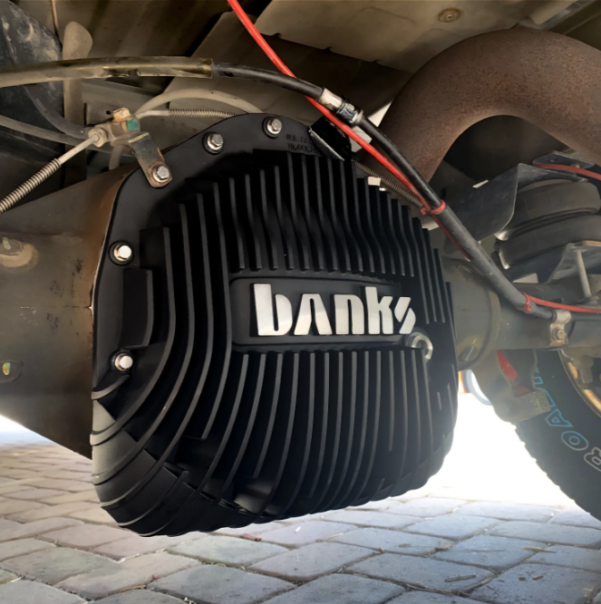 Banks Differential Cover Kit, 11.5/11.8-14 Bolt, GM 2001-19 and Ram from 2003-24, Black-Ops