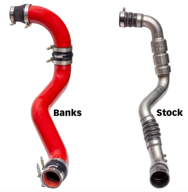 Boost Tube System, Red, 2017-2019 Chevy/GMC 2500/3500 6.6L Duramax, L5P