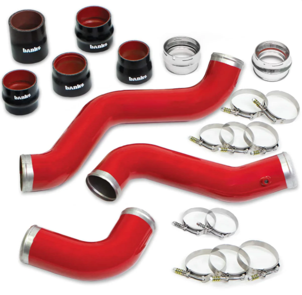 Boost Tube System, Red, 2020-2026 Chevy/GMC 2500/3500 6.6L Duramax, L5P