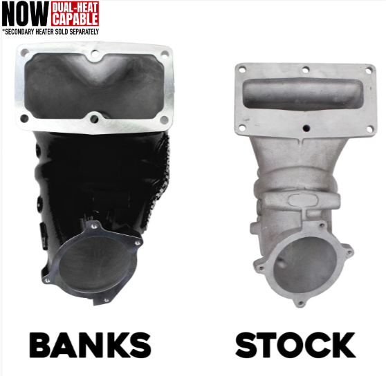 MONSTER-RAM® Intake System W/Fuel Line - 2019-24 Dodge/RAM 2500/3500 6.7L, CARB, w/Heater System Upgrade, BLACK