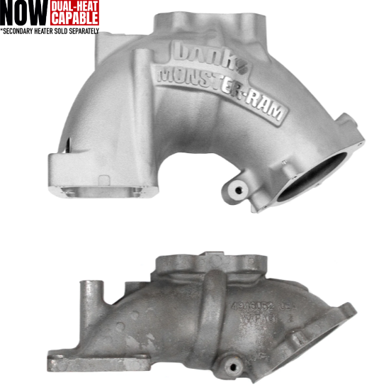 MONSTER-RAM® Intake System W/Fuel Line - 2019-24 Dodge/RAM 2500/3500 6.7L, CARB, w/Heater System Upgrade, NATURAL