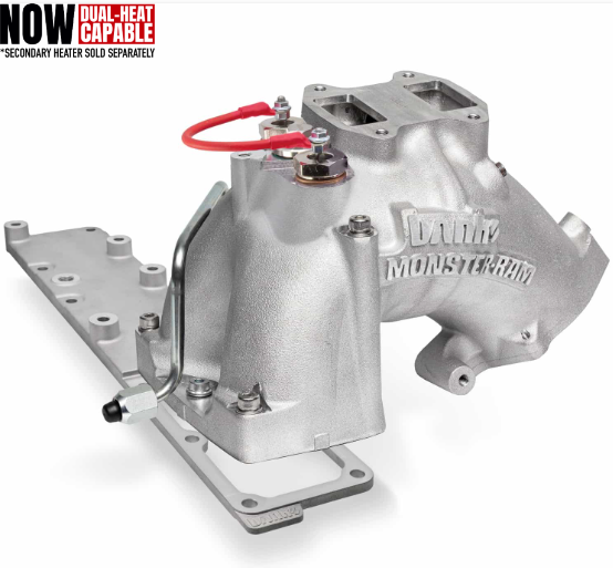 MONSTER-RAM® Intake System W/Fuel Line - 2019-24 Dodge/RAM 2500/3500 6.7L, CARB, w/Heater System Upgrade, NATURAL