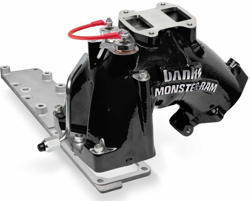 MONSTER-RAM® Intake System W/Fuel Line - 2007.5-2012 Dodge/RAM 2500/3500 6.7L, BLACK