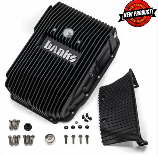 Banks Transmission Pan System, 68RFE Transmission, Black