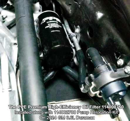 Fuel Coolant Pump Relocation Kit w/ MicroPure XR® Engine Oil Filter - GM 6.6L Duramax 2020-2026